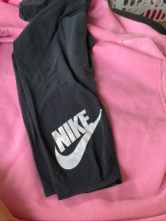 Nike Pants - Nike Kids Black Leggings with White Logo